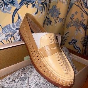 Anthropologie Woven loafers wide